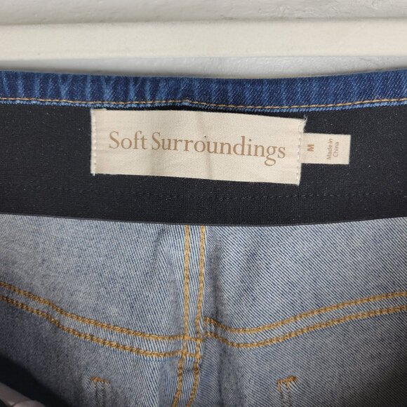 Soft Surroundings Women's Medium Jeans Pull On - Picture 5 of 6